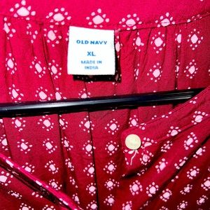 Printed Cap Sleeve Blouse